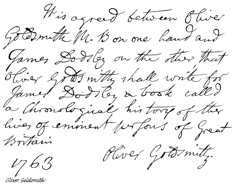 Oliver Goldsmith autorstwa English School
