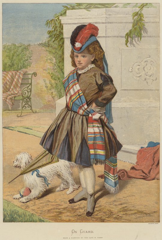 Na straży (chromolitho) autorstwa English School