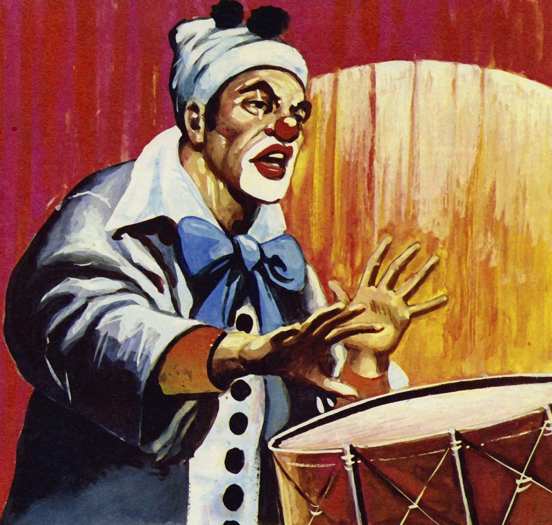 Jednym z najlepszych występów Caruso była rola klauna w I Pagliacci autorstwa English School