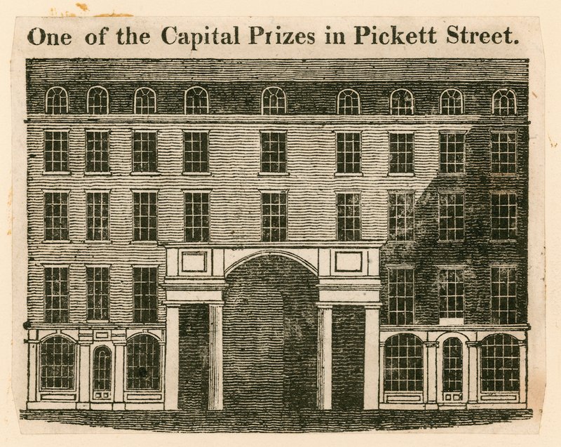 Jedna z głównych nagród na Pickett Street, Temple Bar w Londynie autorstwa English School