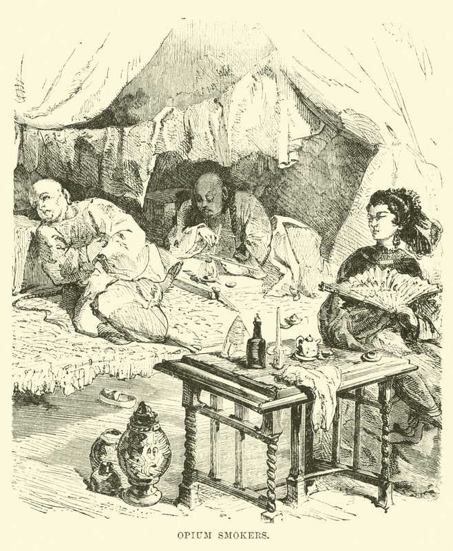 Palacze opium autorstwa English School