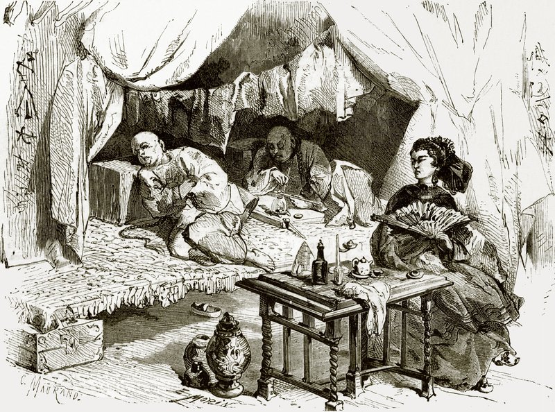 Palacze opium autorstwa English School