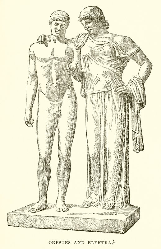 Orestes i Elektra autorstwa English School