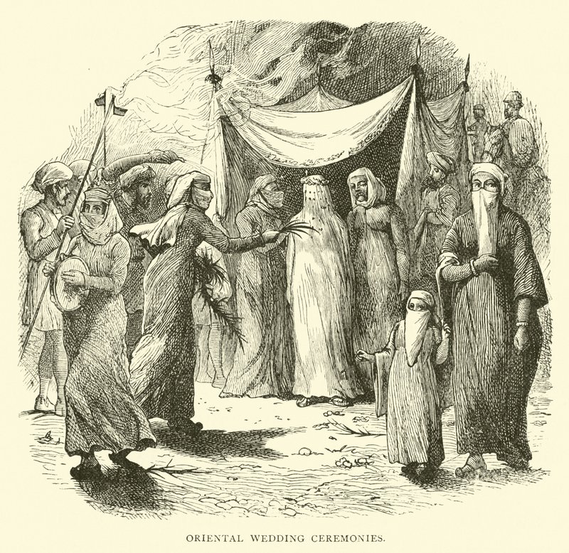 Orientalne ceremonie ślubne autorstwa English School
