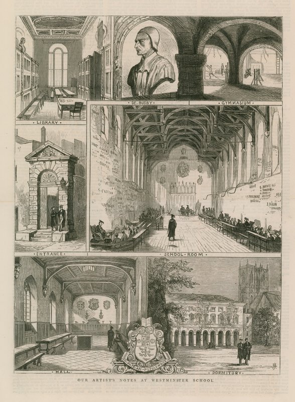Notatki naszych artystów w Westminster School autorstwa English School