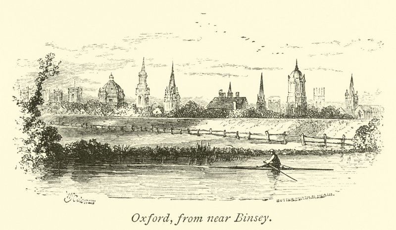 Oxford, z okolic Binsey autorstwa English School