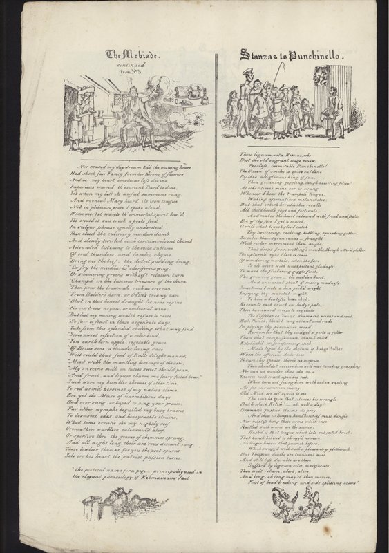 Strona z ulotki o targach w Glasgow, wydanej 23 lipca 1835 r. (rycina) autorstwa English School