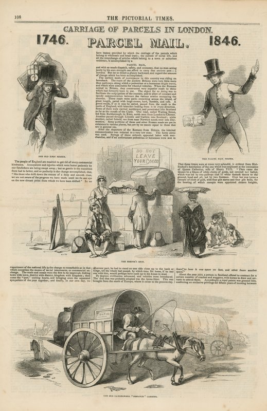 Strona z The Pictorial Times autorstwa English School