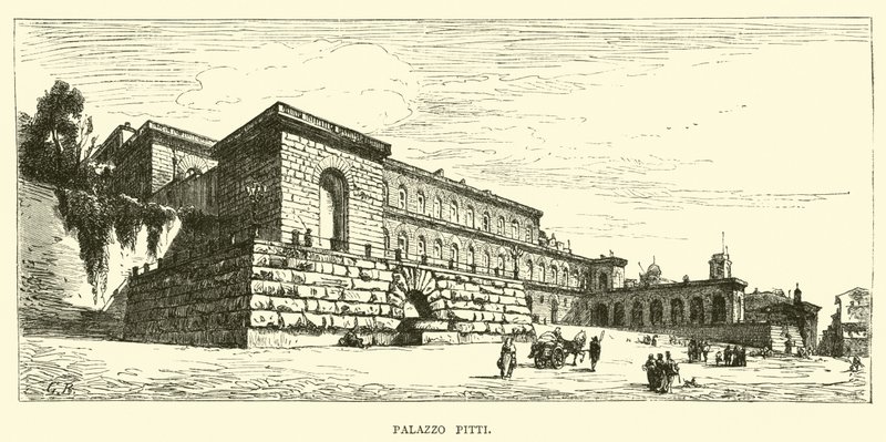 Pałac Pitti autorstwa English School