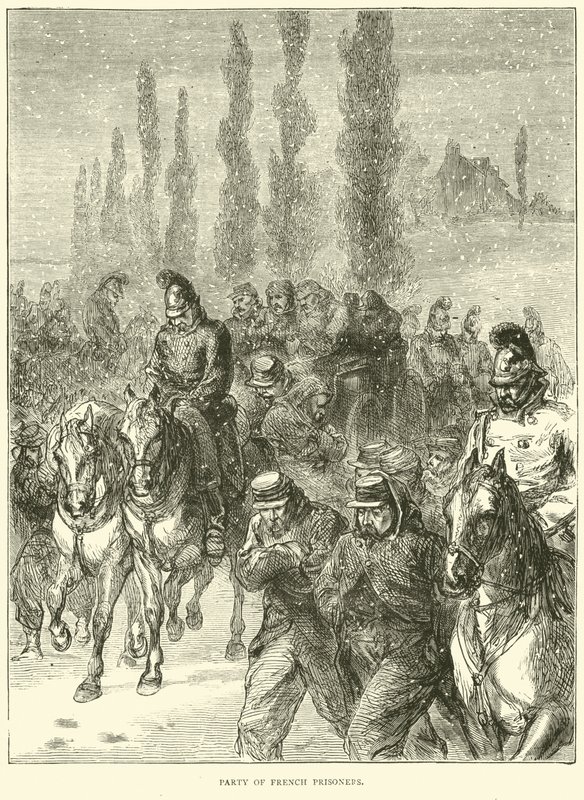 Partia jeńców francuskich, styczeń 1871 autorstwa English School