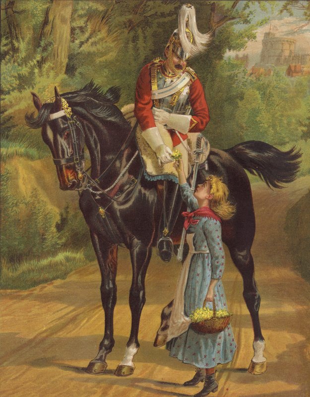 Pokój i wojna (chromolitho) autorstwa English School