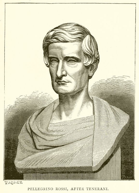 Pellegrino Rossi, według Tenerani autorstwa English School