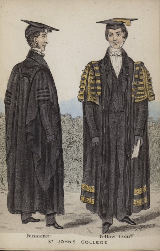 Pensoner, Fellow Commoner, St Johns College autorstwa English School