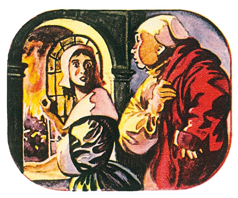 Pepys i jego pokojówka patrzą na wielki pożar Londynu o 3.00 nad ranem autorstwa English School