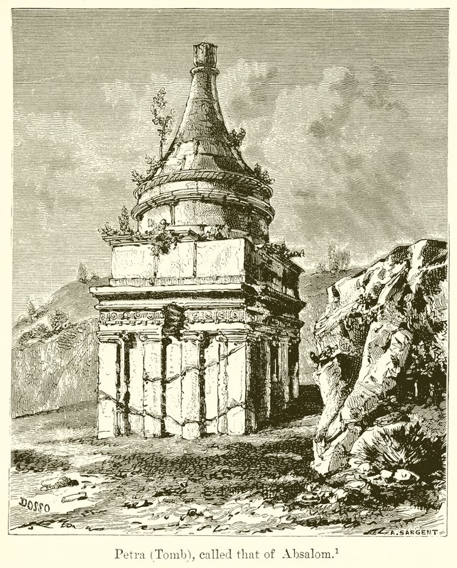 Petra (Grób), zwany Absalom autorstwa English School