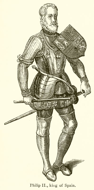 Filip II, król Hiszpanii autorstwa English School