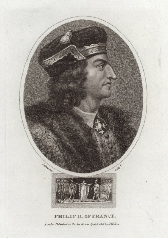Filip II z Francji autorstwa English School