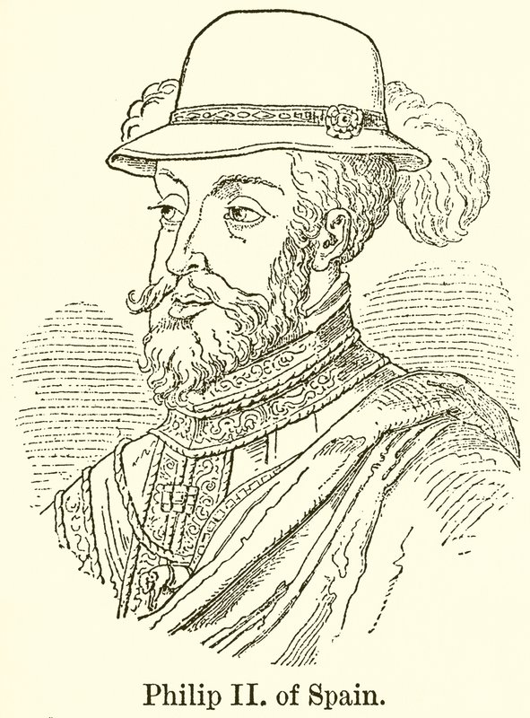 Filip II z Hiszpanii autorstwa English School