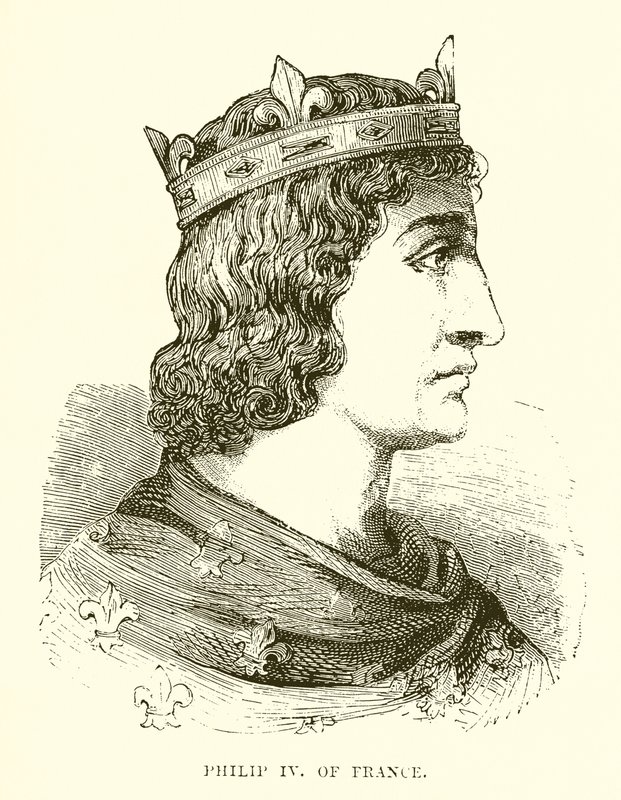 Filip IV z Francji autorstwa English School