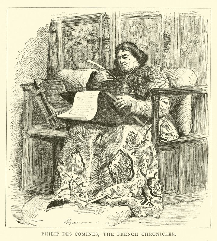 Philip des Comines, francuski kronikarz autorstwa English School