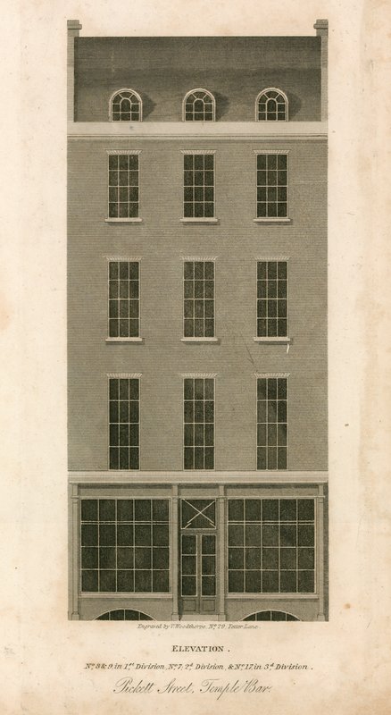 Pickett Street, Temple Bar, Londyn autorstwa English School