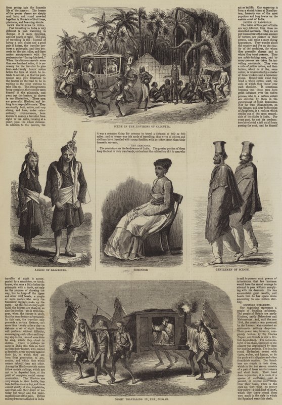Zdjęcia z Indii (grafika) autorstwa English School