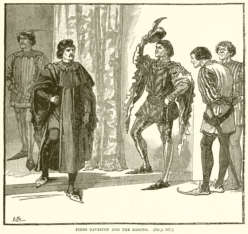 Piers Gaveston i baronowie autorstwa English School