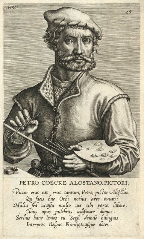Pieter Coecke van Aelst, malarz autorstwa English School