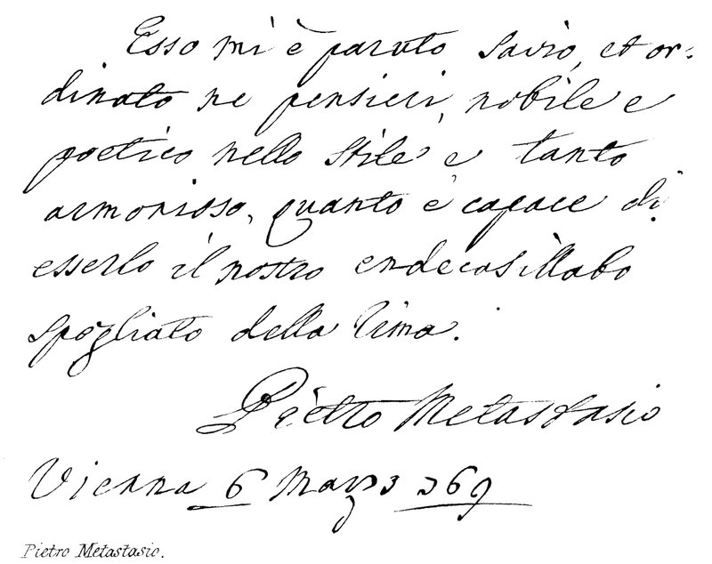 Pietro Metastasio autorstwa English School