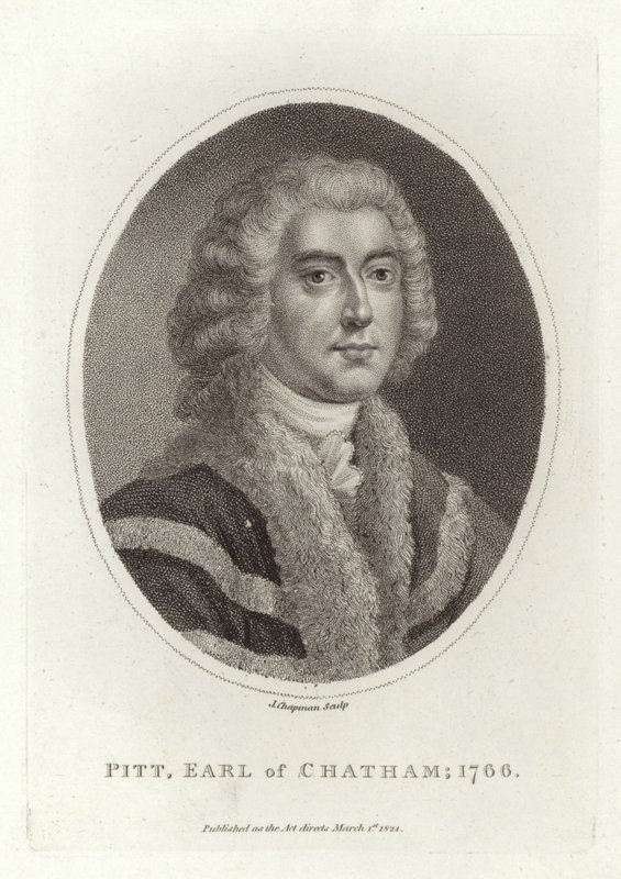 Pitt, hrabia Chatham, 1766 autorstwa English School