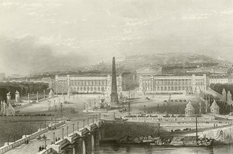 Place de la Concorde — Paryż autorstwa English School