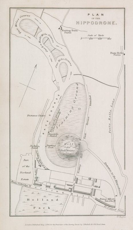 Plan hipodromu autorstwa English School