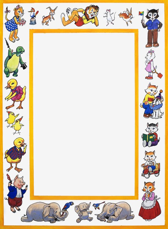 Montaż postaci Playhour autorstwa English School
