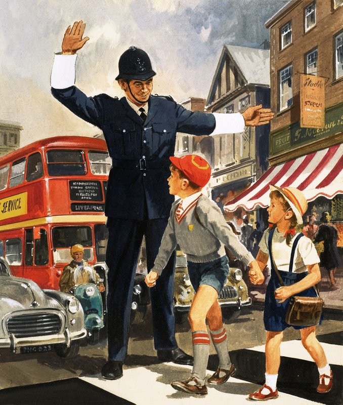 Policjant autorstwa English School