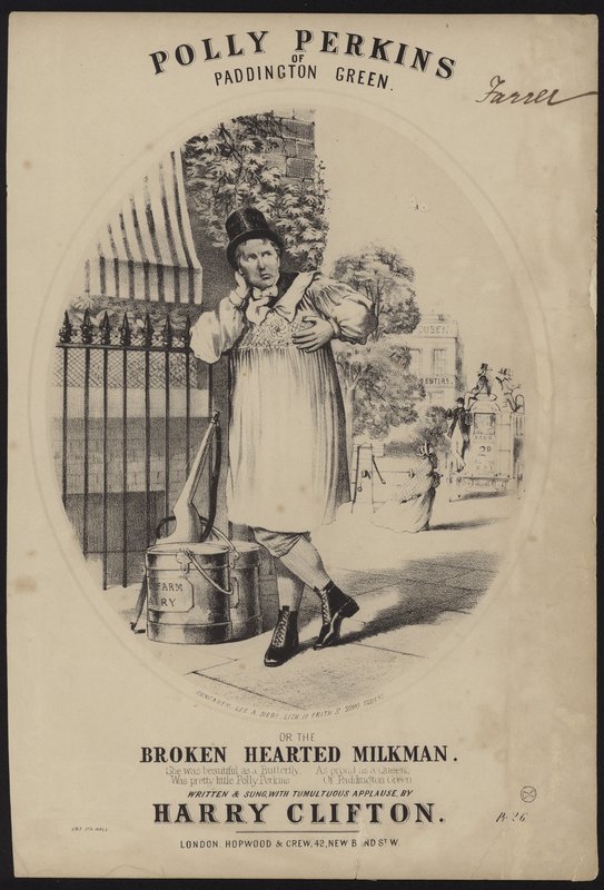 Polly Perkins z Paddington Green lub mleczarz o złamanym sercu autorstwa English School