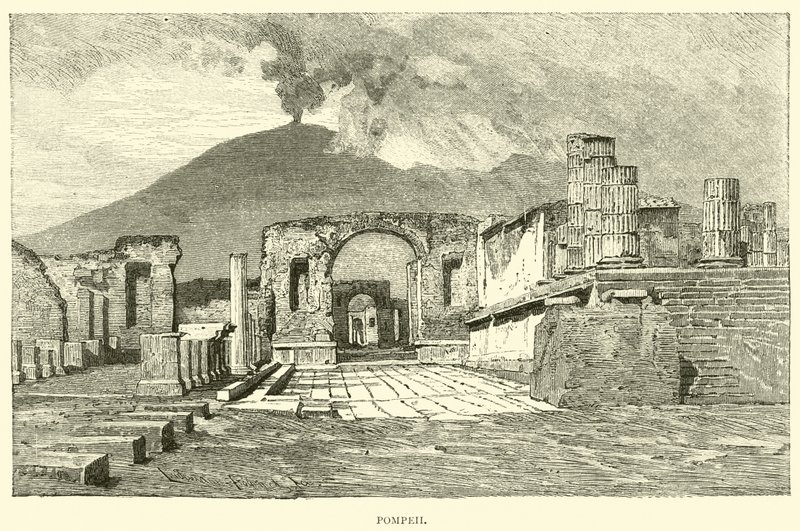 Pompeje autorstwa English School
