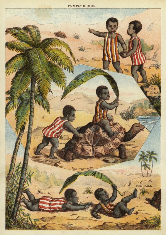 Jazda Pompejusza (chromolitho) autorstwa English School
