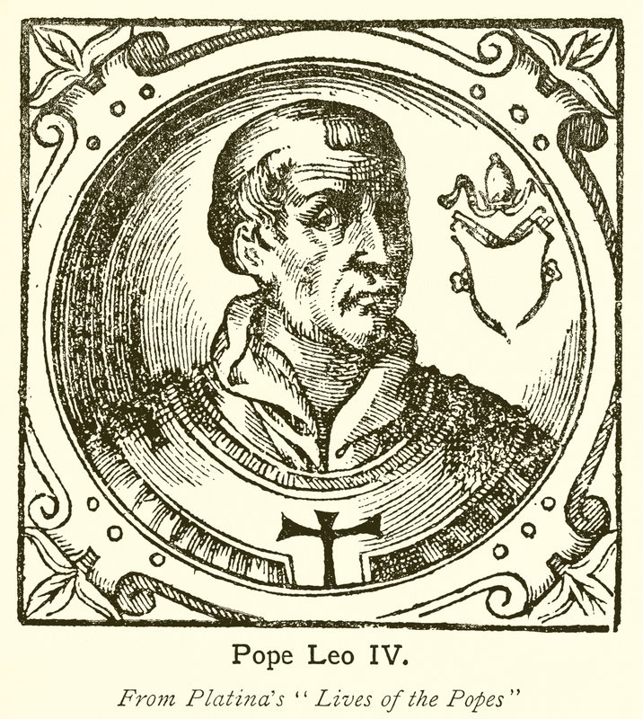 Papież Leon IV autorstwa English School
