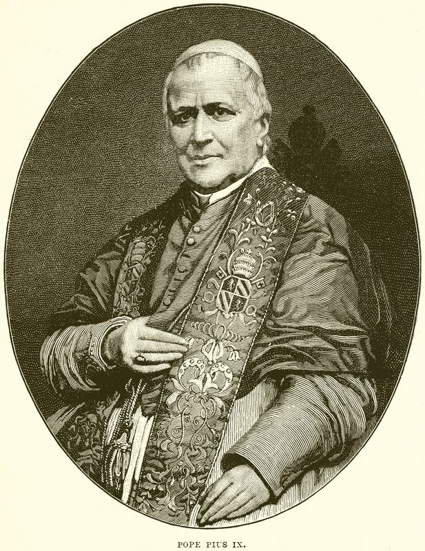 Papież Pius IX autorstwa English School