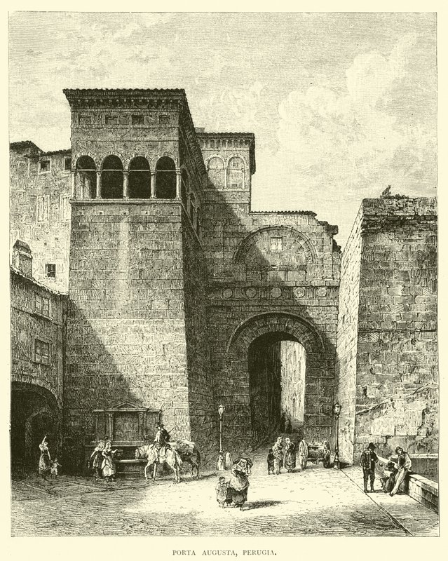 Porta Augusta, Perugia autorstwa English School