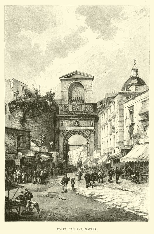 Porta Capuana, Neapol autorstwa English School