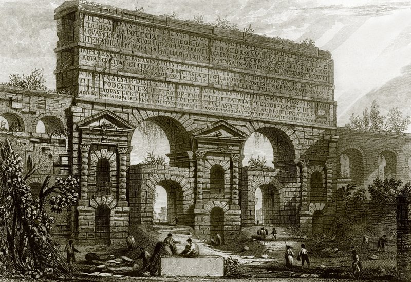 Porta Maggiore autorstwa English School