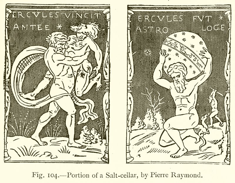 Część solniczki — Pierre Raymond autorstwa English School