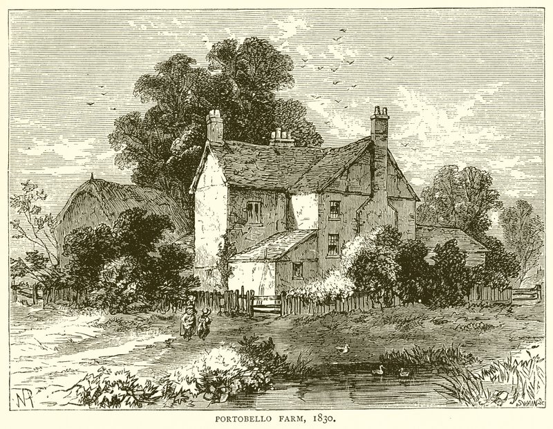 Farma Portobello. 1830 autorstwa English School