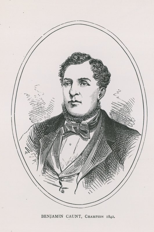 Portret Benjamina Caunta autorstwa English School