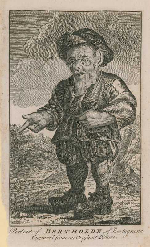 Portret Bertholde z Bertagnona autorstwa English School