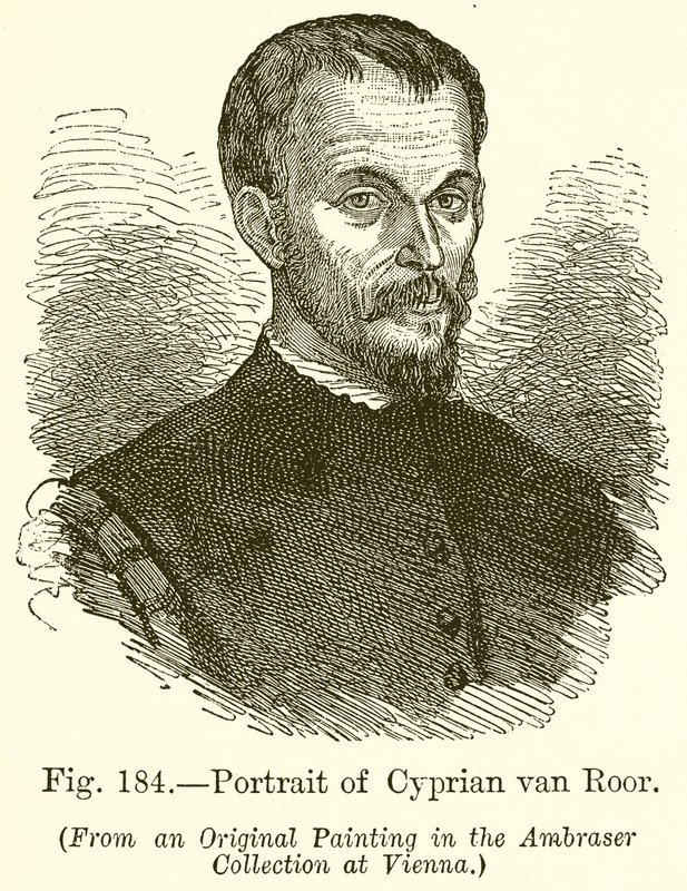 Portret Cypriana Van Roora autorstwa English School