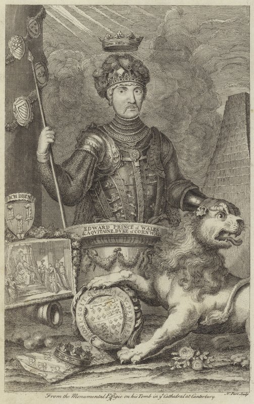 Portret Edwarda, księcia Walii autorstwa English School