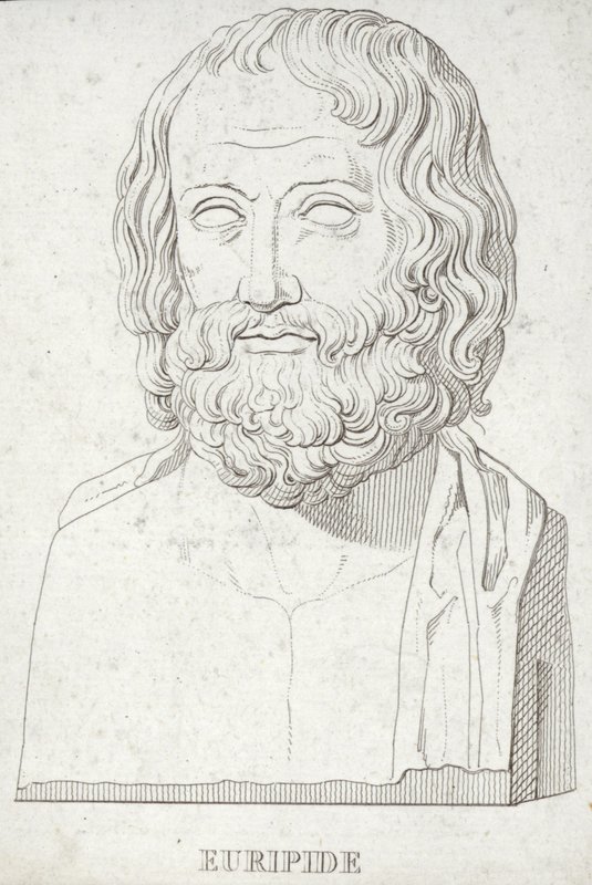 Portret Eurypidesa autorstwa English School