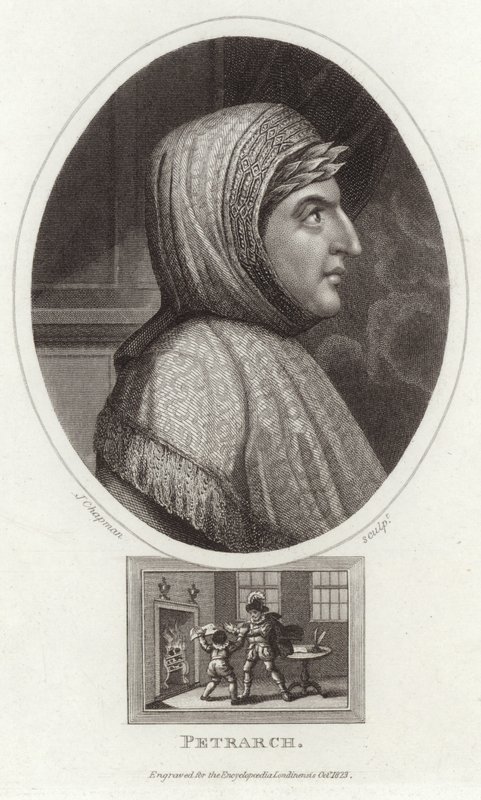 Portret Francesco Petrarki autorstwa English School